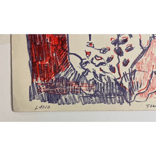 1970s Ruth Freeman Town and Country Lithograph For Sale - Image 4 of 4