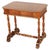 Italian Walnut Writing Table with Inlay and Drawer from Bassanos Ebanistery, Asolo, 1850 For Sale - Image 4 of 6