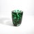 Hand Blown Murano Vase With Emerald Green Details For Sale - Image 4 of 11