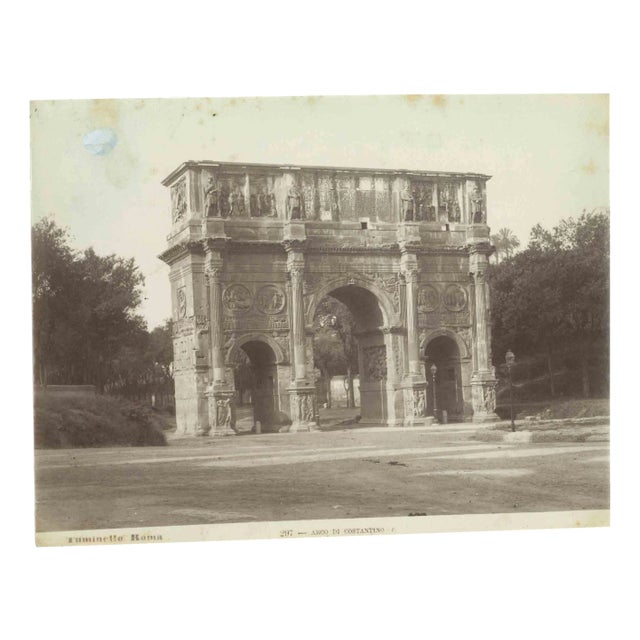 Ludovico Tuminello, Arch of Constantine, Vintage Photograph, Early 20th Century For Sale