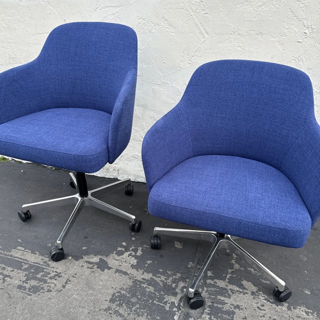 Steelcase for West Elm Sterling Conference Office Chairs, Set of Six For Sale - Image 10 of 12