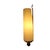 Large Wall Lamp in Gilt Metal with Resin Beads and Off-White Paper Lampshade, France, 1940s, in Very Good conditions....