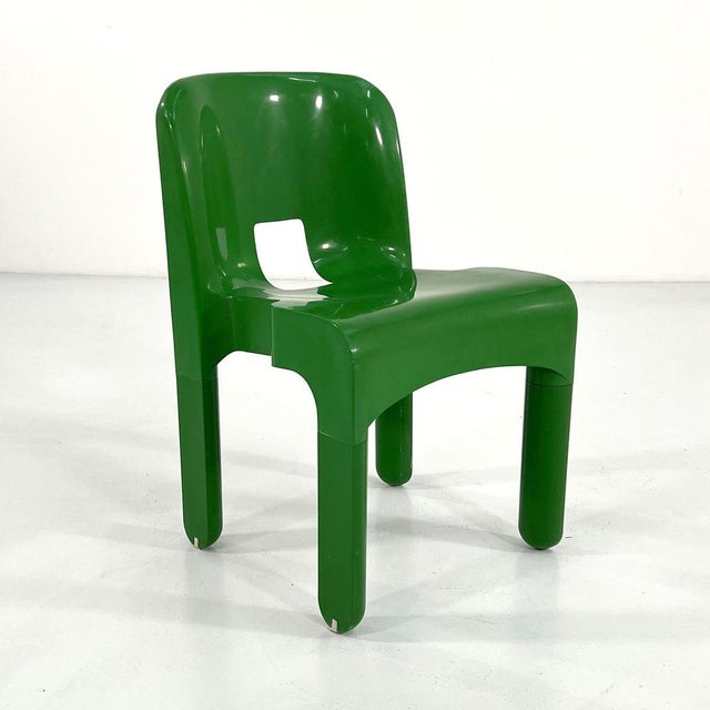 Model 4868 Green Universale Chair by Joe Colombo for Kartell, 1970s For Sale - Image 12 of 12