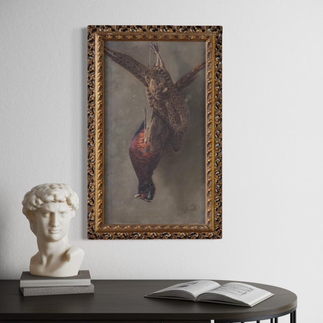 Still Life with Game, 20th Century, Oil on Board, Framed For Sale - Image 13 of 15