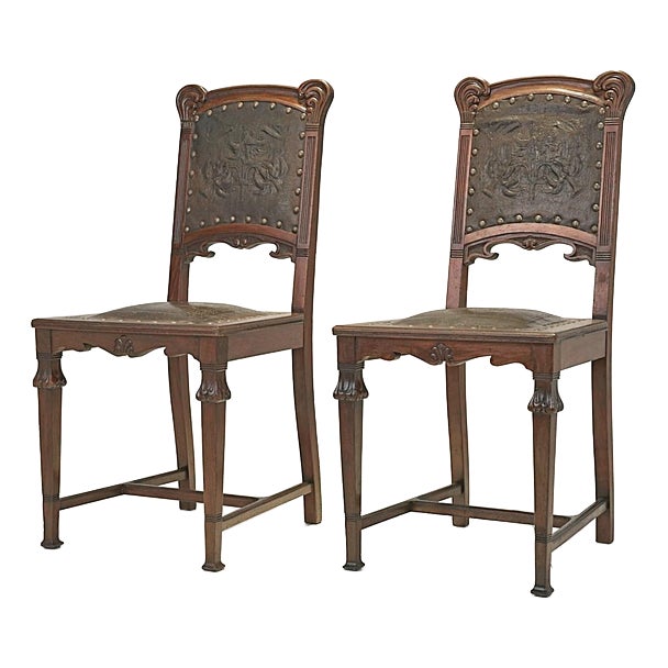 Art Nouveau Chairs, Germany, 1908, Set of 2 For Sale