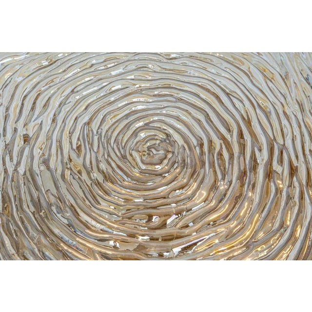 Gold German Amber Glass Sconces in Thumbprint Shape, 1970s For Sale - Image 8 of 11