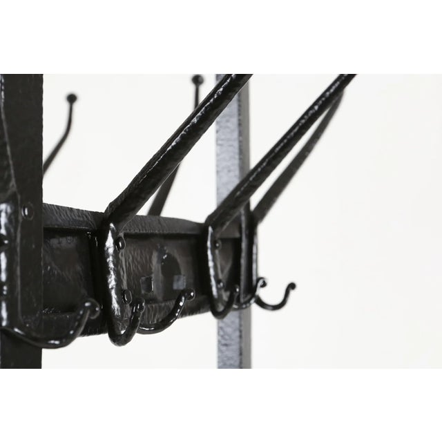 Black Gustave Serrurier-Bovy Coatrack, 1905 For Sale - Image 8 of 12