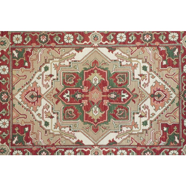 Traditional Sumak Rug 4'1'' X 6'1'' For Sale - Image 3 of 10