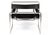 Bauhaus Wassily B3 Armchair in Chrome and Black Leather by Marcel Breuer For Sale - Image 3 of 6