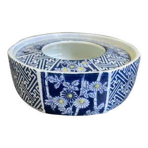 Japanese Imari Sometsuke Porcelain Ikebana Pot