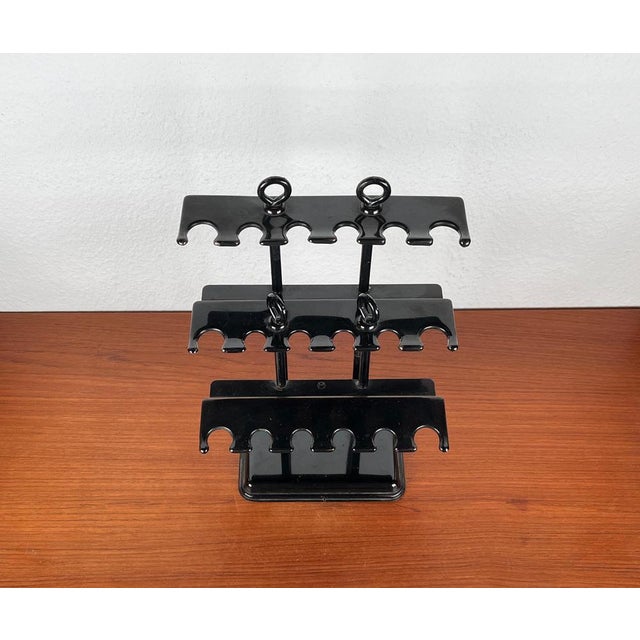 Mid-Century German Metal Office Rubber Stamp Holder and 3 Stamps, 1960s, Set of 4 For Sale - Image 6 of 18
