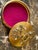 Vintage Gold Box With Leaf Motif and Velvet Interior For Sale - Image 4 of 6