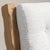 Brutalist 1970s Brutalist Cream Wood Pair of Club Chairs For Sale - Image 3 of 13