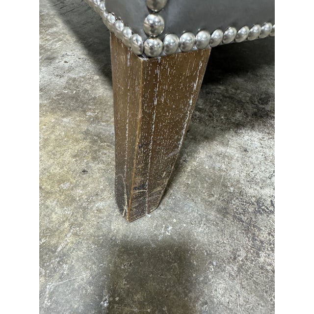 2010s Ironies Tutku Leather Club Chair For Sale - Image 5 of 6