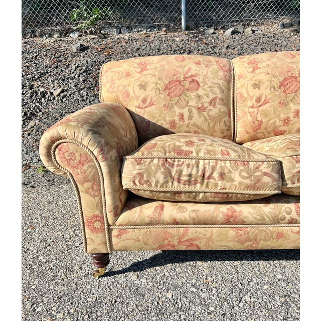 Wood George Smith Elverdon Sofas For Sale - Image 7 of 11