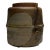 Lidded Stoneware Vessel by Sandra Johnstone, Mid-Century Modern, 1970s For Sale