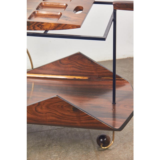 Vintage Brazilian Trolley by Jorge Zalszupin, 1960s For Sale - Image 16 of 18