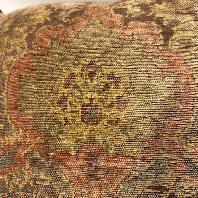 Textile Crate & Barrel Tapestry Pillows, Pair For Sale - Image 7 of 12