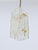 Rectangular Textured Glass & Brass Pendant Lamp attributed to J. T. Kalmar for Kalmar, 1950s For Sale - Image 12 of 18