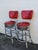 This beautiful Bar Stools is made of metal, and vinyl. This Bar is a brilliant example of the Mid-Century furniture style...