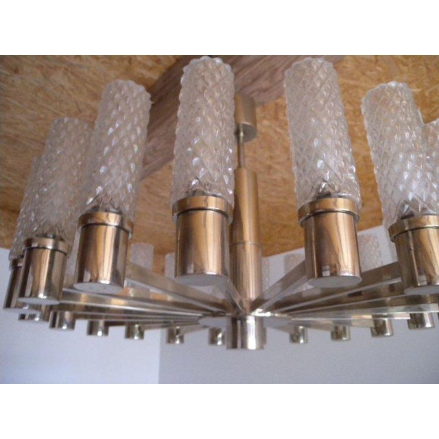 Mid-Century Chrome 20-Arm Sputnik Chandelier, 1960s-1970s For Sale - Image 12 of 18