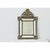 A fantastic cushion mirror in répoussé brass on wood backing, from the 19th century. This petite mirror features ornate...