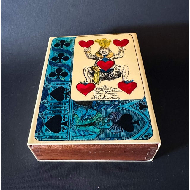 20th Century Playing Cards Box by Fornasetti For Sale - Image 6 of 6