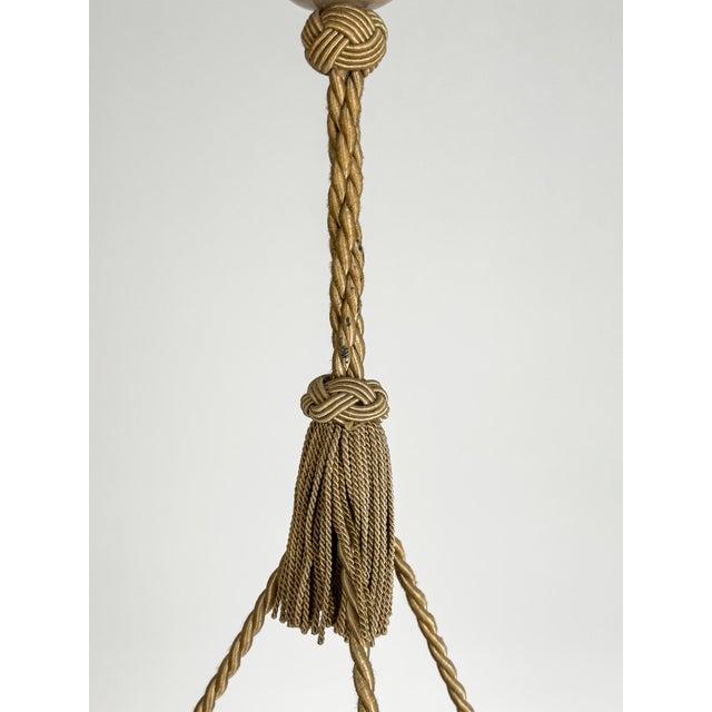 Swedish Grace Sculptural Alabaster Pendant Lamp, 1920s For Sale - Image 10 of 13