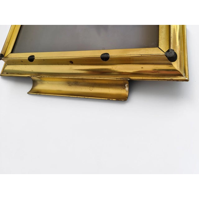 Gold Hollywood Regency Brass Tray, 1960s For Sale - Image 8 of 11