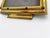 Gold Hollywood Regency Brass Tray, 1960s For Sale - Image 8 of 11