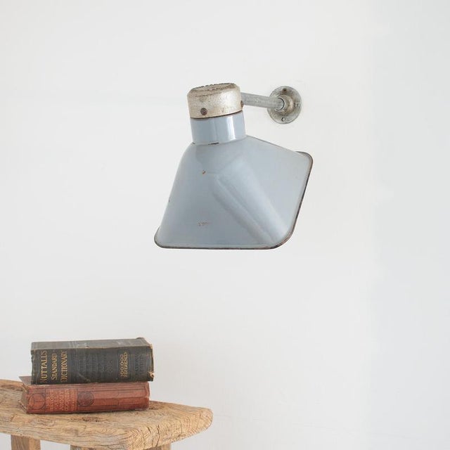 Vintage Industrial Factory Wall Light by Benjamin, 1950s For Sale - Image 10 of 10