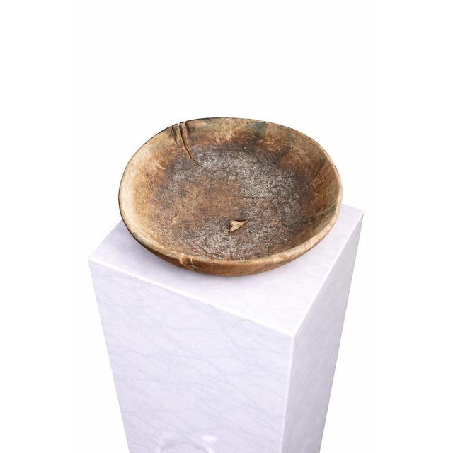 Swedish Wabi-Sabi Hand-Carved Birch Bowl, 18th Century For Sale - Image 4 of 9