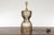 Mid 20th Century Italian Brass Hourglass Shaped Single Light Lamp, US Wired For Sale - Image 4 of 12