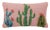 Contemporary Pretty Cactus Hook Pillow, 12" x 20" For Sale - Image 3 of 3