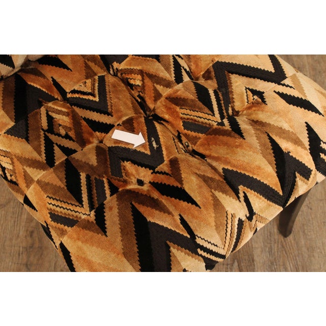 Custom Craft Set Of Six Upholstered Dining Chairs For Sale - Image 17 of 18