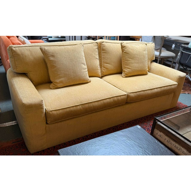 Design Plus Gallery presents Erin, a Customized Chenille Sofa from Coleman of California. The sofa has been richly wrapped...