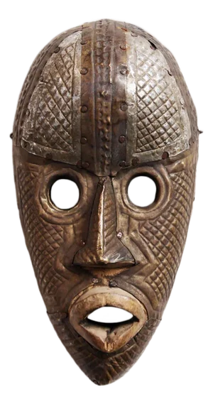 Tribal Vintage African Marka Bamana Mask / Sculptural Wall Object