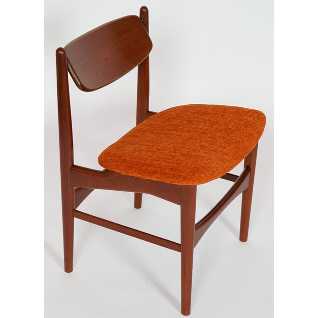 Rare Arne Hovmand Olsen Newly Upholster Dining Chairs Set of 4 For Sale - Image 13 of 18