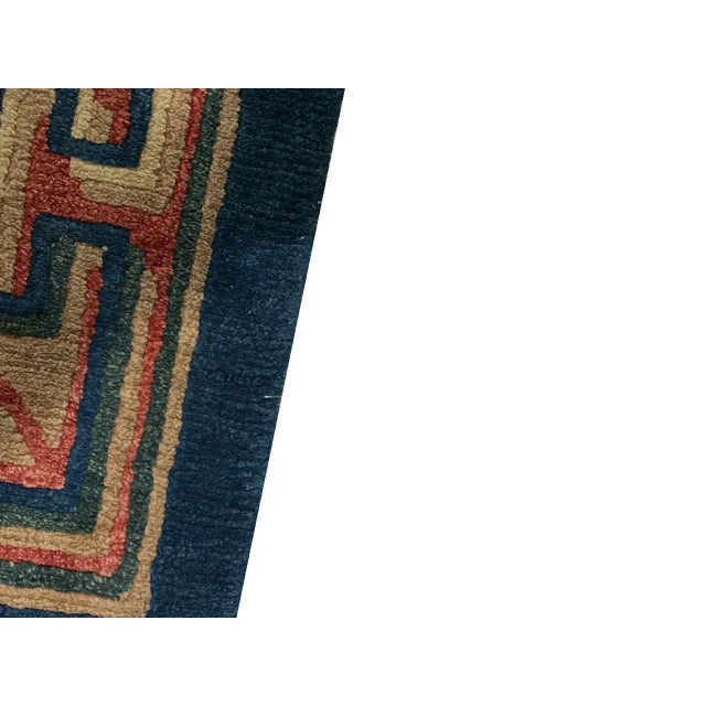 1940s Fine Hand Knotted Antique Tabetan Rug For Sale - Image 5 of 12