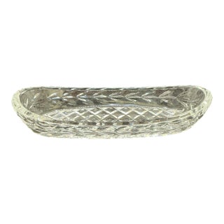 Vintage Waterford Crystal Oval Dish For Sale