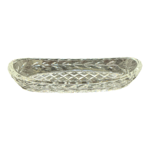 Vintage Waterford Crystal Oval Dish