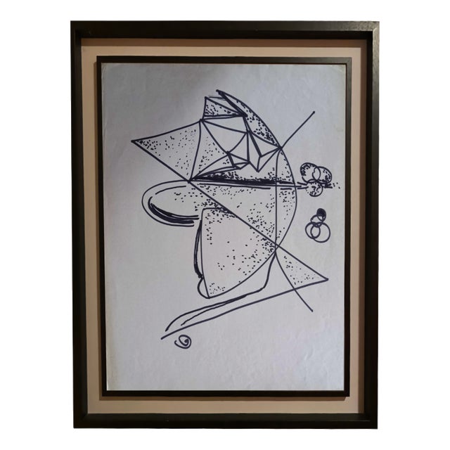 Ferdinando Meccani, 1969, Ink on Paper For Sale