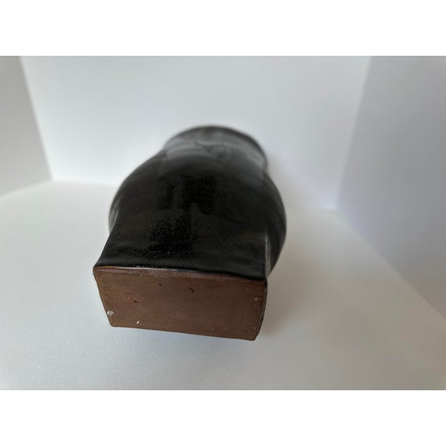 Mid 20th Century Large Mid 20th Century Hand Crafted Pottery Vessel For Sale - Image 5 of 9