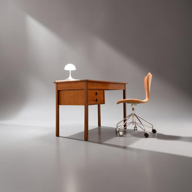 Small Danish Teak Writing Desk, 1950s For Sale - Image 12 of 18