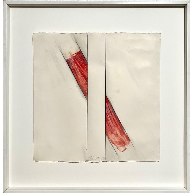 Richard Smith, Original Abstract Collage Painting British American Pop Artist Richard Smith, 1976 For Sale - Image 12 of 12