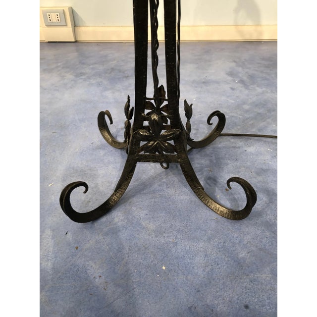 Art Deco French Floor Lamp by David Guéron, 1930s For Sale - Image 4 of 13