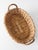 Brown Vintage Wicker Gathering Basket For Sale - Image 8 of 10