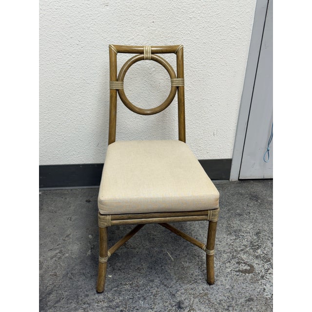 Orlando Diaz-Azcuy for McGuire Target Side Chair For Sale - Image 10 of 12