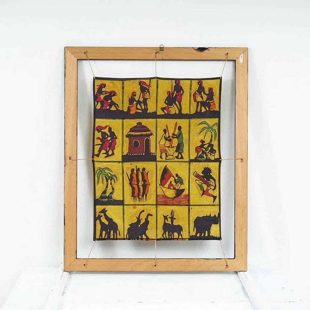 Vintage African Tapestry, 1970s For Sale - Image 4 of 5