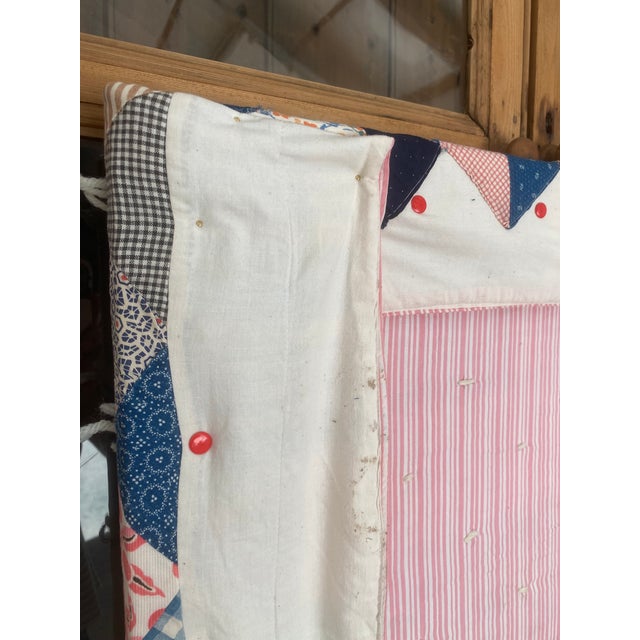 Framed Quilt Circa 1930s For Sale - Image 11 of 12